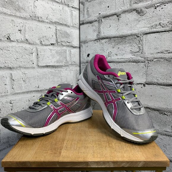 Asics Gel Quick Walk Sneaker Women’s 8.5 Gray Pink Gym Athletic Training Shoes - Picture 4 of 8